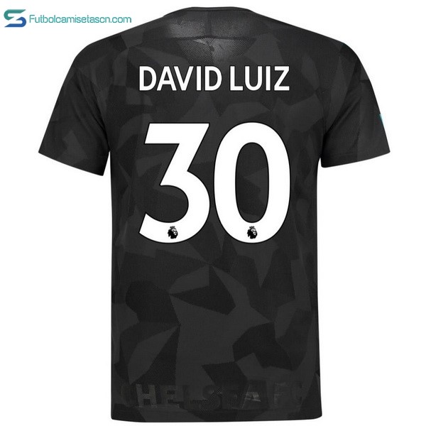 Camiseta Chelsea 3ª David Luiz 2017/18
